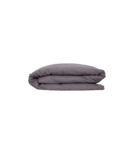 Housse de Couette Lin Adorable 260x240cm Gris Ardoise