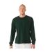 Unisex Adult Heavyweight Boxy Long-sleeved T-shirt Forest Green Bella + Canvas-3