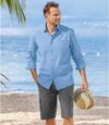 Men's Gray Cargo Shorts Atlas For Men