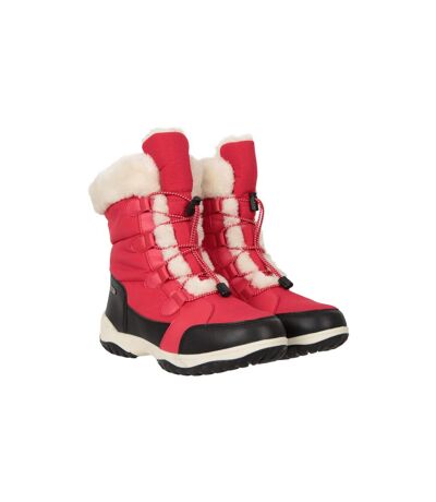 Mountain Warehouse Womens/Ladies Snowflake Snow Boots (Red) - UTMW1386