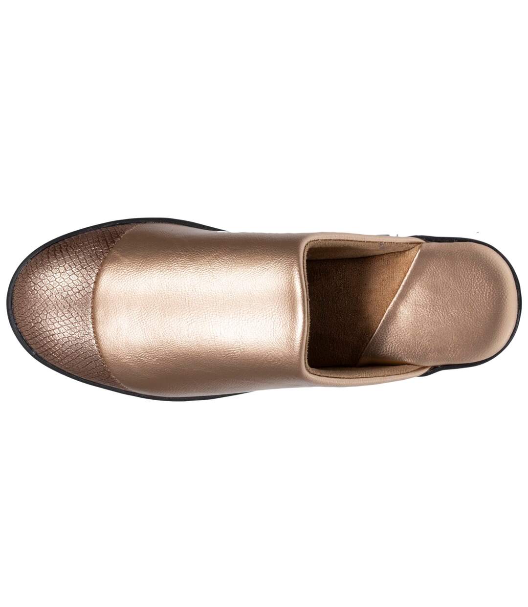 Isotoner Chaussons Mules femme ultra confortables et légères, faciles à enfiler, talon de 4,5 cm-2