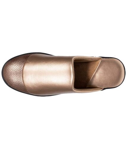 Isotoner Chaussons Mules femme ultra confortables et légères, faciles à enfiler, talon de 4,5 cm