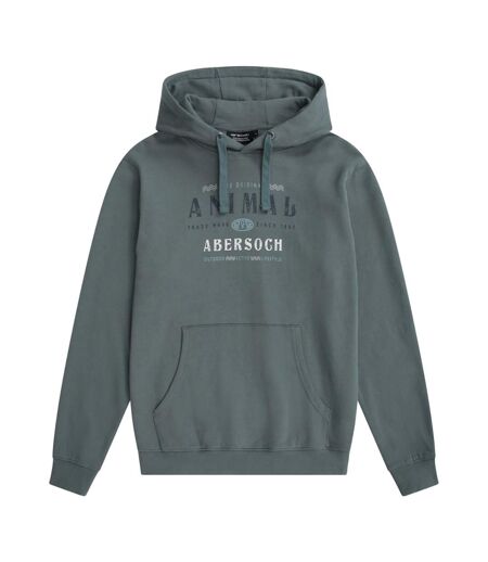 Mens River Abersoch Hoodie Green Animal