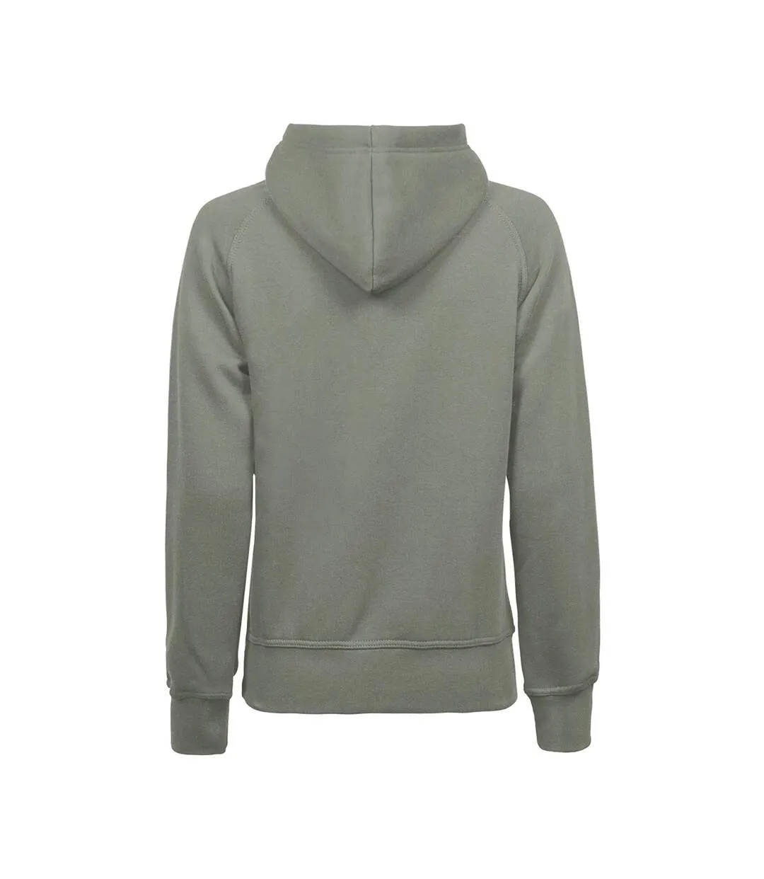 Womens/ladies Raglan Hooded Sweatshirt Sage Tee Jays-2