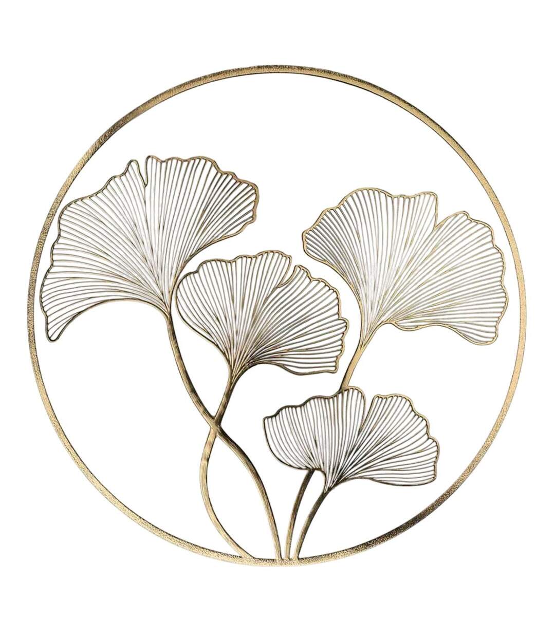 Set de Table en Relief Ginkobello 38cm Blanc & Or-1