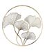 Set de Table en Relief Ginkobello 38cm Blanc & Or-1