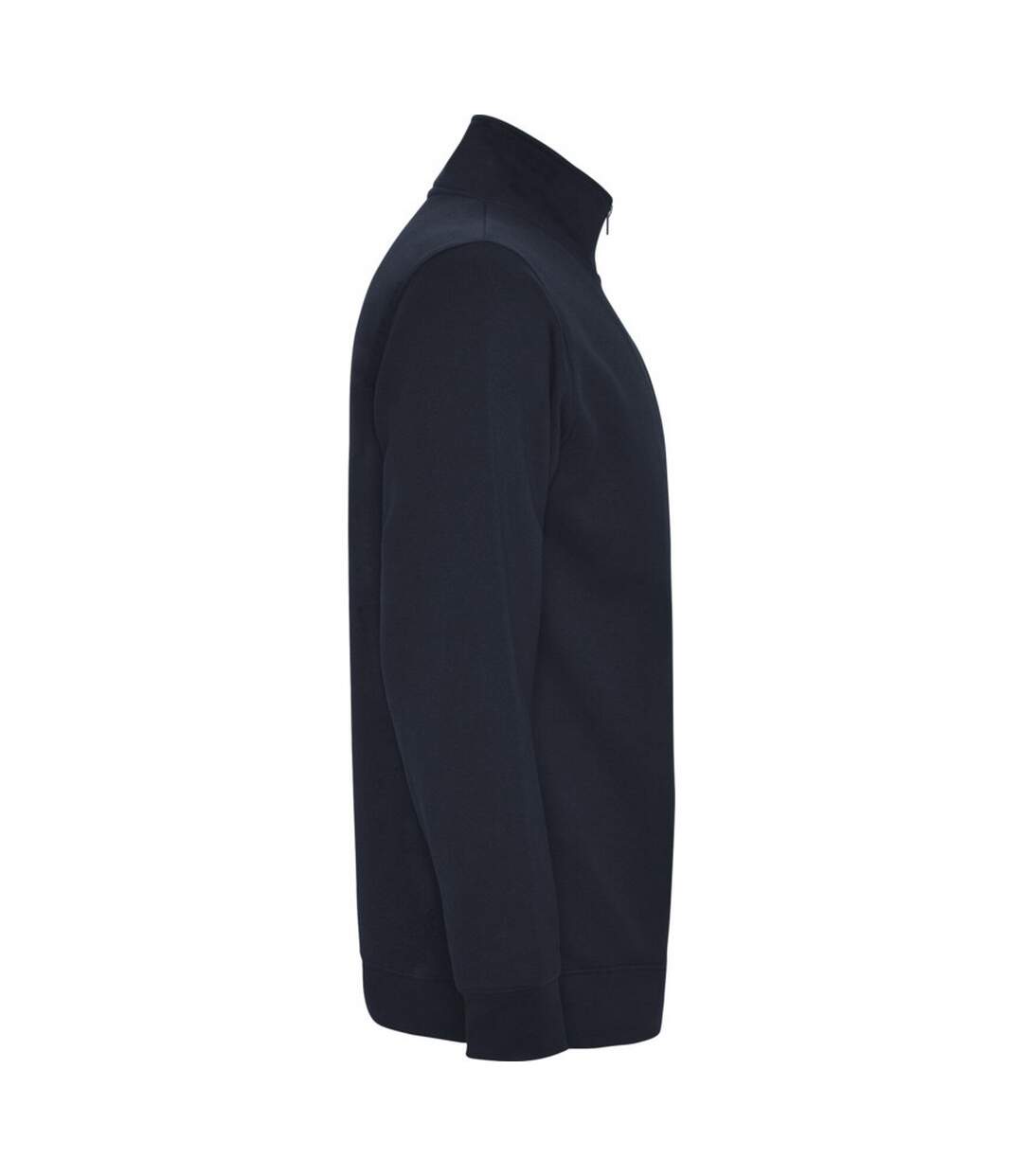 Mens aneto quarter zip sweatshirt navy blue Roly