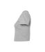 Haut Court Femme Gris Clair Chiné Bella + Canvas-2