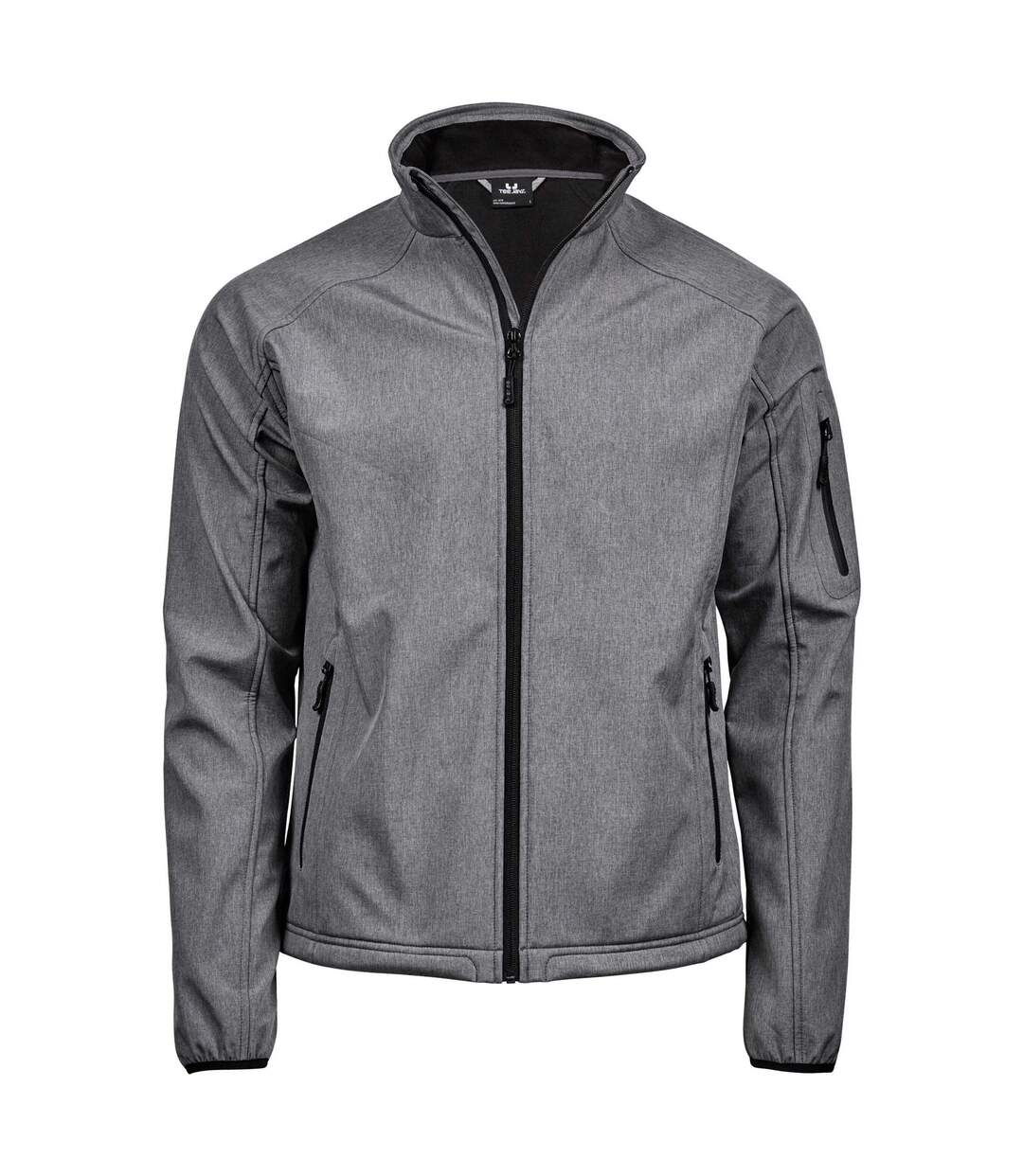 Mens Performance Lightweight Soft Shell Jacket Grey Melange Tee Jays-2