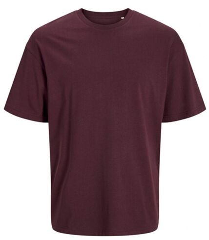 T-shirt oversize mc - JACK&JONES - Unisexe - JJ3911 - rouge vin port royal