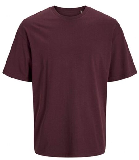 T-shirt oversize mc - JACK&JONES - Unisexe - JJ3911 - rouge vin port royal