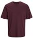 T-shirt oversize mc - JACK&JONES - Unisexe - JJ3911 - rouge vin port royal