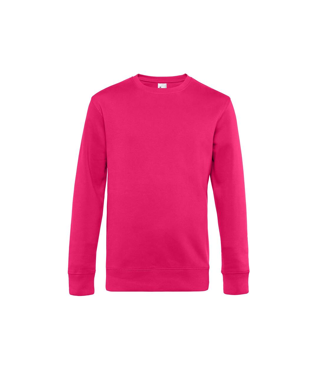 B&C Mens King Crew Neck Sweater (Magenta Pink)