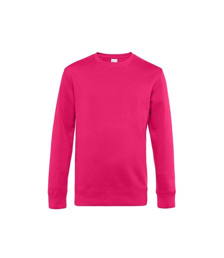 B&C Mens King Crew Neck Sweater (Magenta Pink)