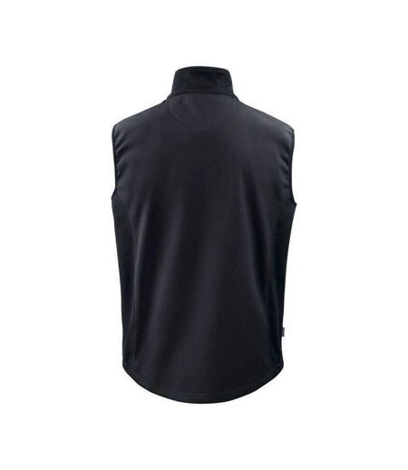 Mens Prio 3702 Two Tone Softshell Gilet Black Projob