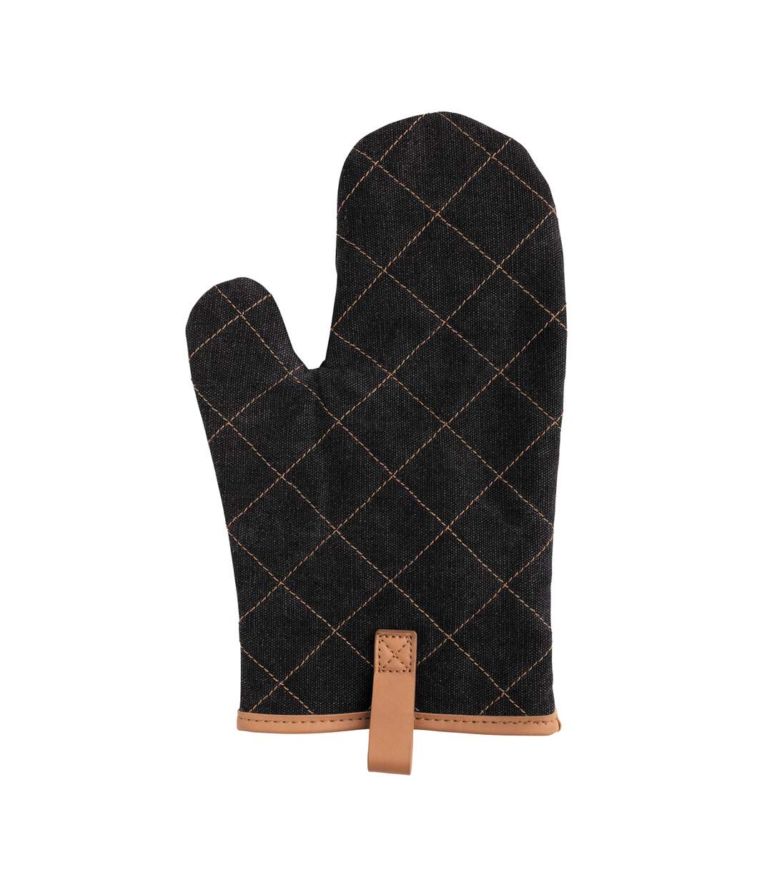 Deluxe canvas oven glove one size blue XD Collection-1