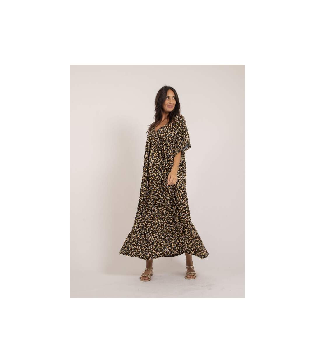 Robe longue motifs IVRY - Dona X Lisa-4