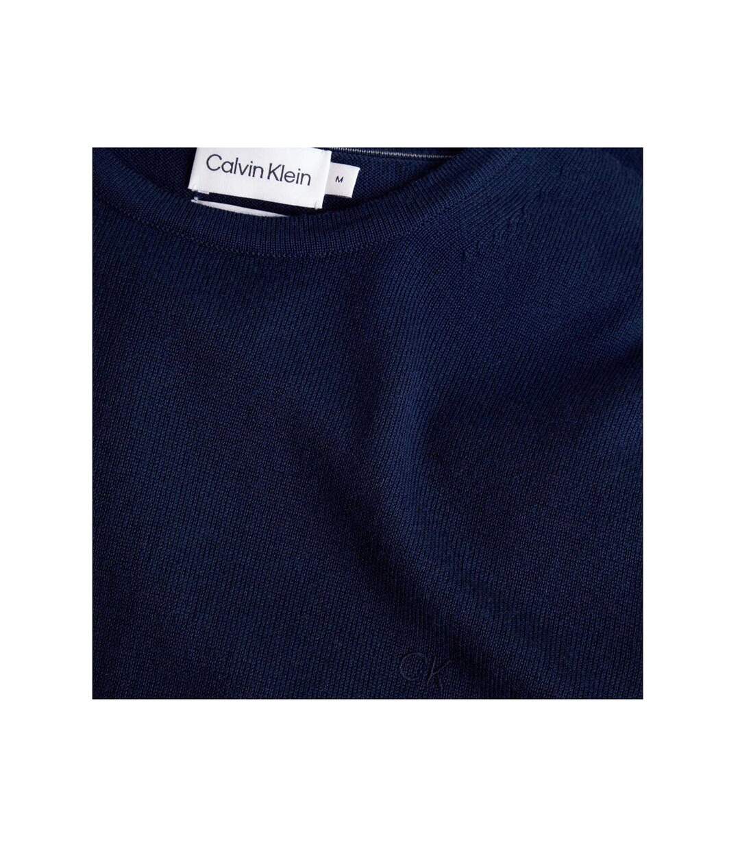 Pull Homme Bleu Marine Calvin Klein-4