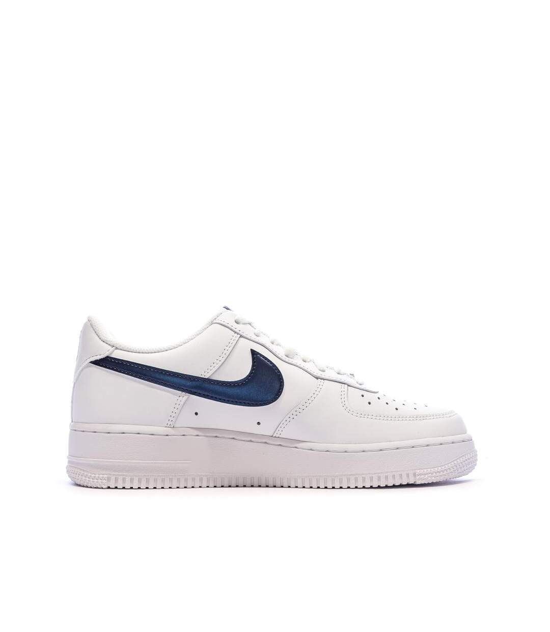 Baskets blanc/bleu homme nike air force 1 '07 lv8-2