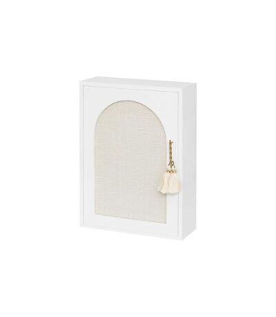 Boîte à Clés Miroir Wild Romance 28cm Blanc