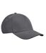 Casquette De Baseball Motif/style 5 Panneaux Earthaware Classic Gris Foncé Noir Beechfield-1