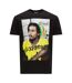 T-shirt Motif Bob Marley Adulte Noir DSquared2-1