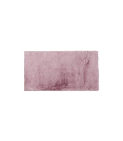 Tapis Imitation Fourrure Fin 60x110cm Rose