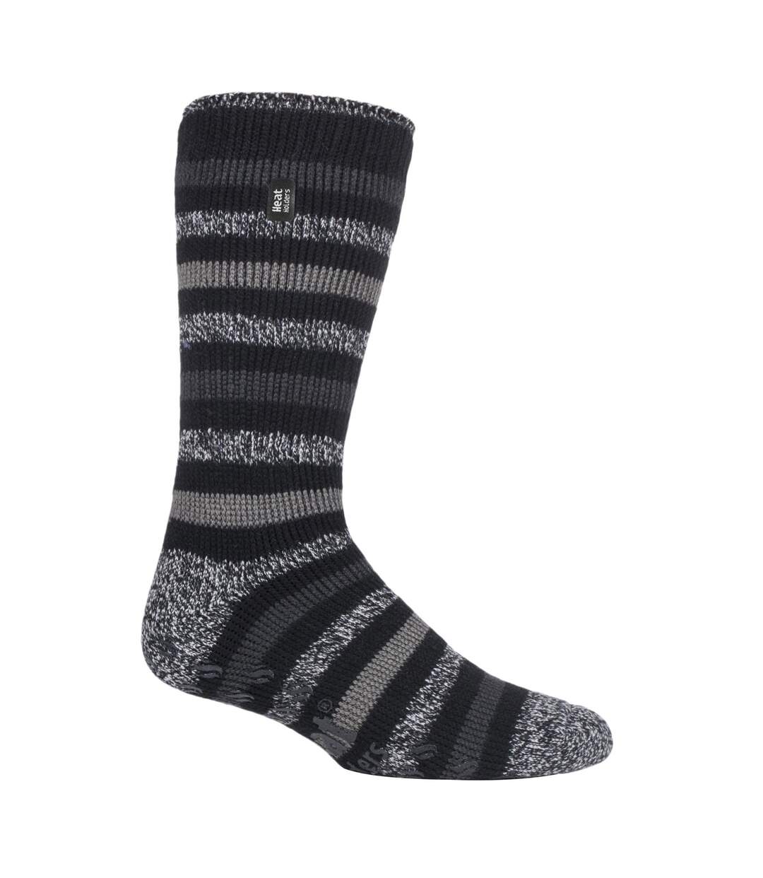 2 Pair Mens Winter Crew Slipper Socks-3