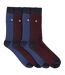 4 Pack Mens Cotton Dress Socks | Spirit Square Knit Socks-3