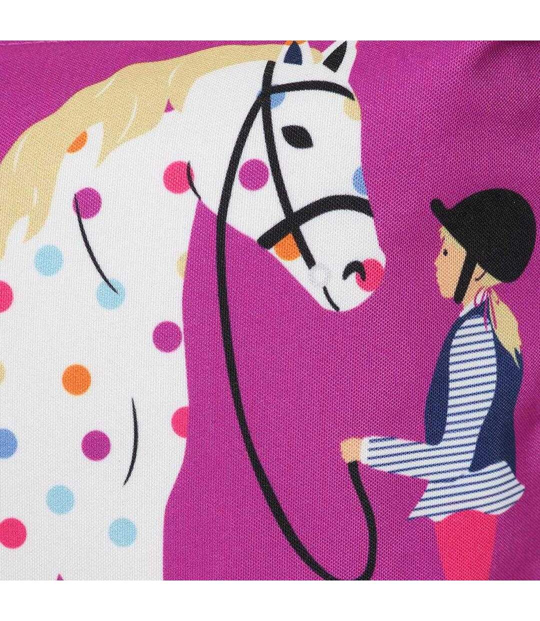 Sac À Cosmétique Motif/style Poney Taille Unique Violet Lazy Jacks-3