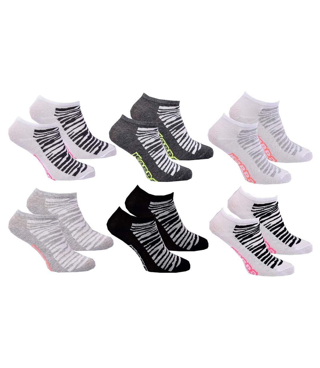 Chaussettes Femme SNEAKER KAPPA Pack de 6 Paires 3148-1