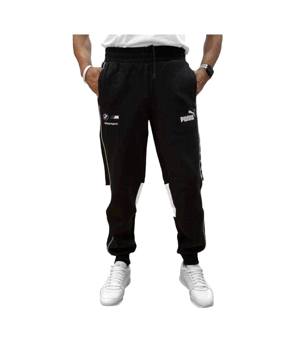 Pantalon De Jogging Style Bmw Motorsport Homme Noir Puma-1