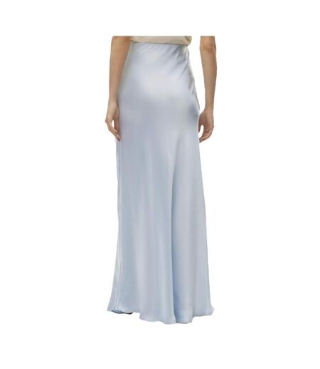 Jupe longue taille haute bleu vero moda beatrice