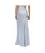 Jupe longue taille haute bleu vero moda beatrice-2
