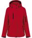 Parka softshell matelassée à capuche - K651 - Femme - rouge-2