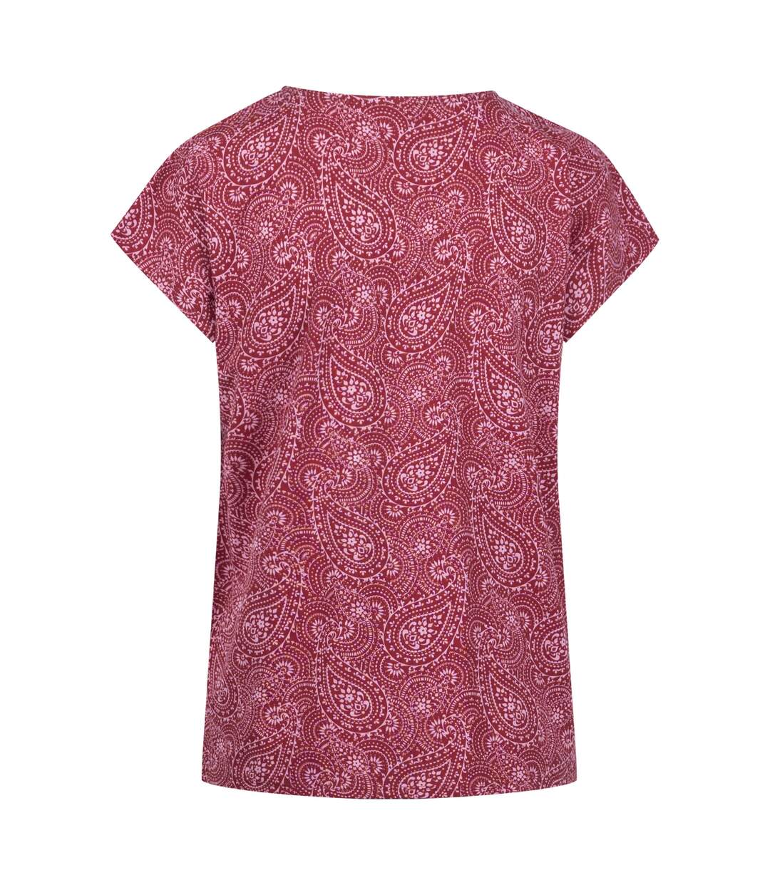 Haut Motif/style Imprimé Lucia Femme Rouge Bordeaux Trespass-2