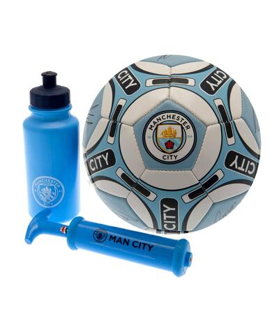 Manchester City FC Signature Football Set (Blue/White) (One Size) - UTTA10331