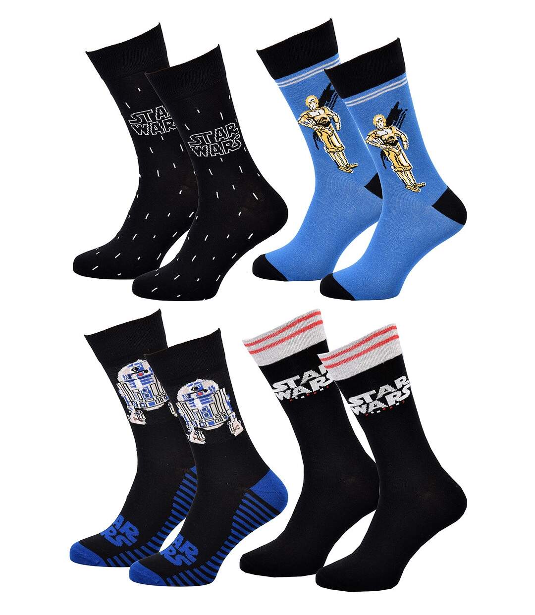 Chaussettes Star Wars Pack de 4 Paires