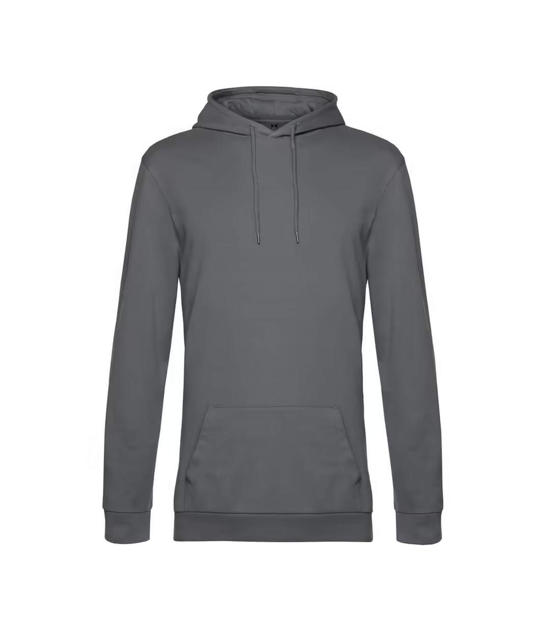 Sweat À Capuche Motif/style Uni Homme Gris B&C-1