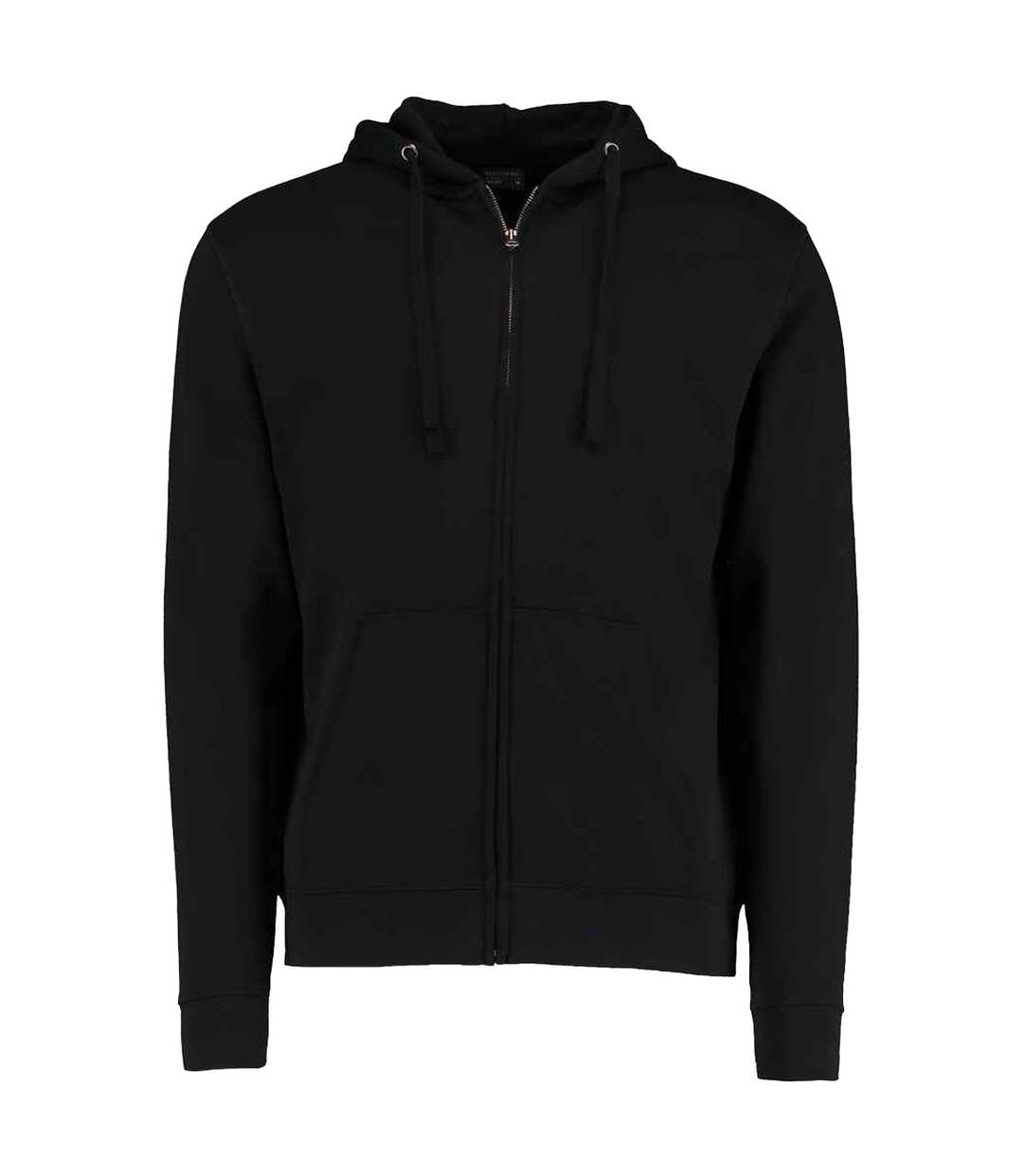 Sweat À Capuche Motif/style Zippé Adulte Noir Kustom Kit-2