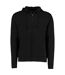 Sweat À Capuche Motif/style Zippé Adulte Noir Kustom Kit-2