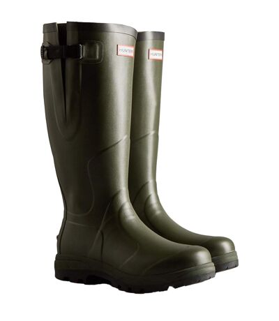 Bottes de pluie balmoral homme vert kaki foncé Hunter