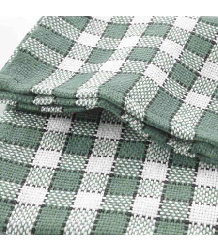 Lot de 3 Serviettes de Table Traditio 45x45cm Vert Cèdre