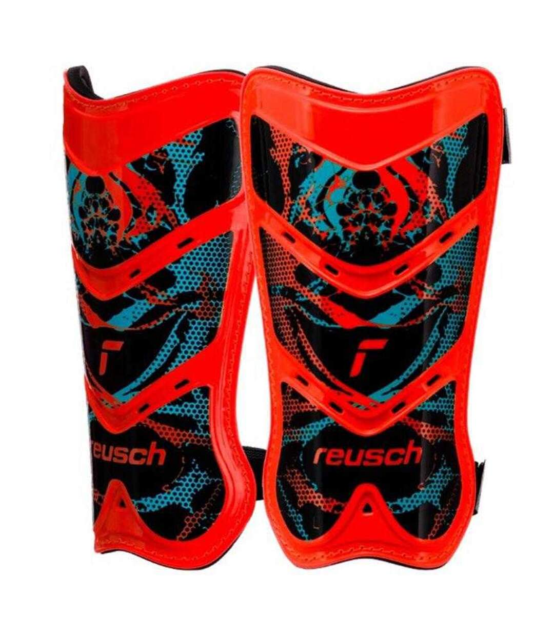 Protège-tibias Attrakt Lite Adulte L Noir Rouge Reusch-3
