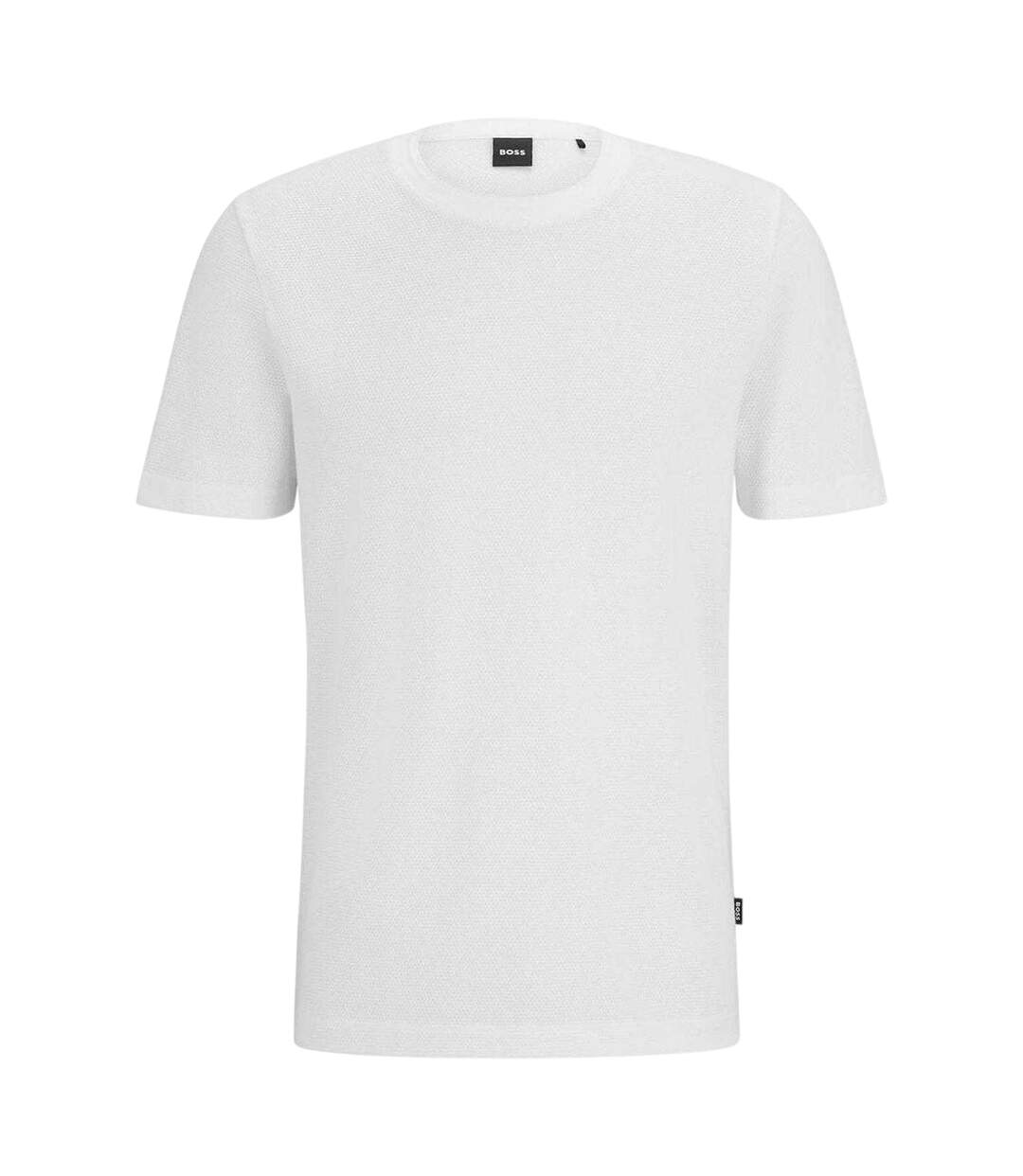 T-shirt Motif/style Bulles Homme Blanc Boss-2
