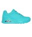 Baskets Uno Femme Turquoise Vif Skechers-1