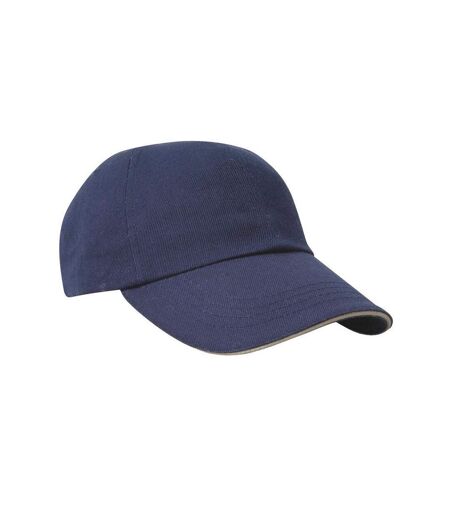 Casquette De Baseball Bleu Marine Gris Clair Result Headwear