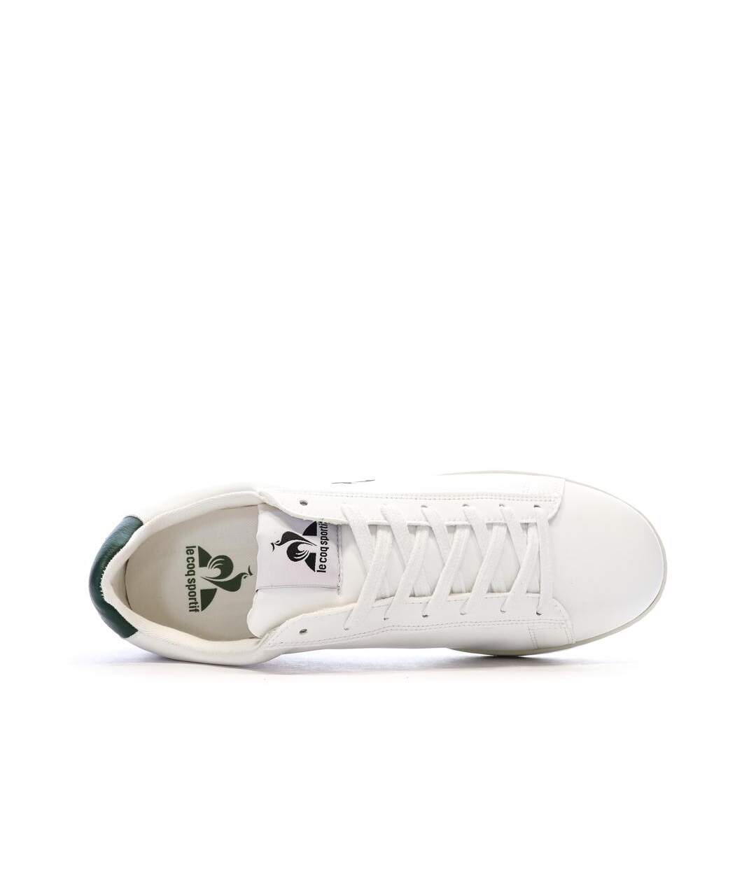 Baskets blanches/vertes homme le coq sportif gaia-4