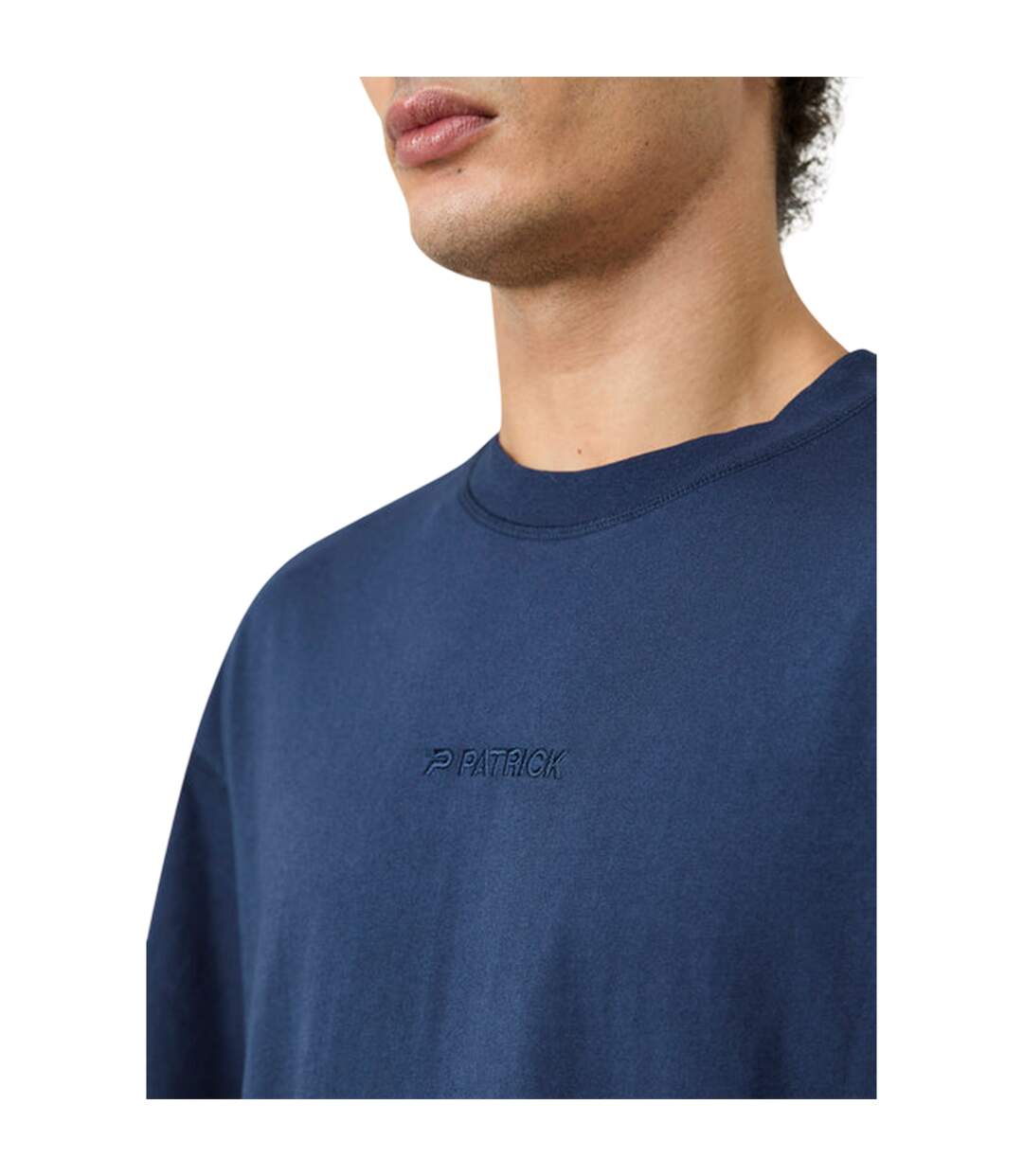 Mens Andrew T-shirt Navy Patrick-4