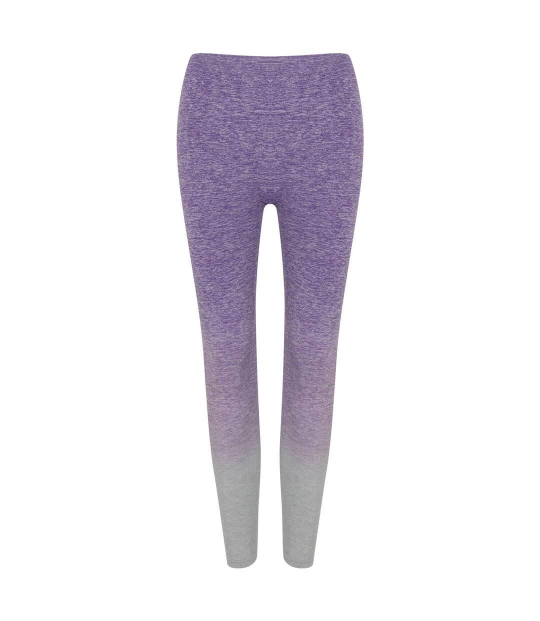 Legging femme violet / gris clair chiné Tombo-1